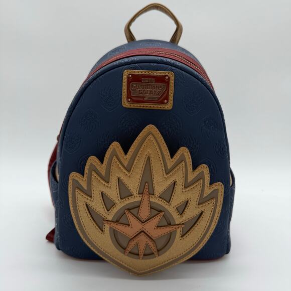 Loungefly Guardians of the Galaxy Vol. 3 Ravager Badge Mini Backpack NWT - Picture 2 of 6